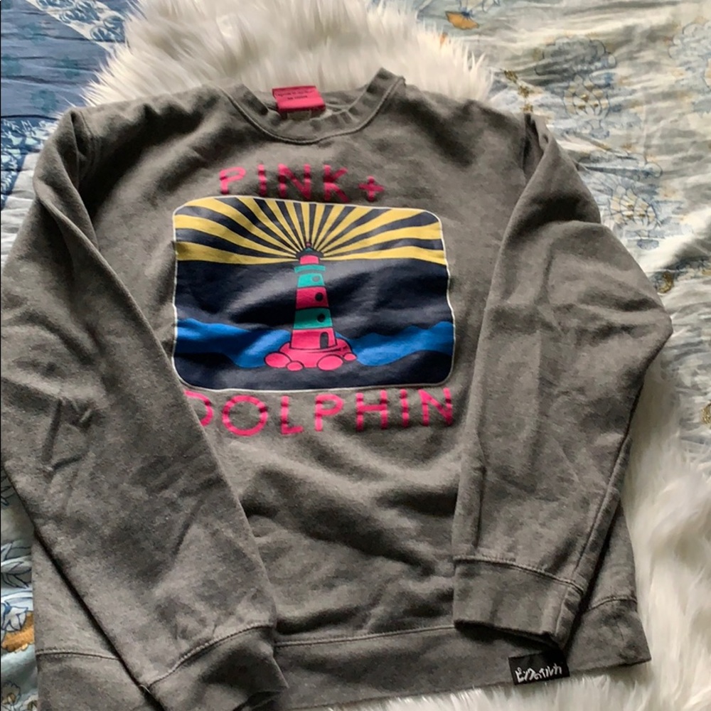 Pink dolphins sweatshirt